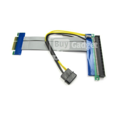 Райзер Ewell Riser Card PCI-E 4X to 16X, шлейф 15 см
