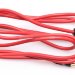 Кабель Audio 3.5 мм M/M, Premium, 90 градусів, червоний
