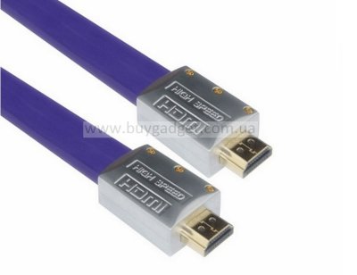 Кабель HDMI плоский, v2.0, 4K