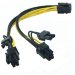 Розгалужувач живлення для відеокарт Ewell, PCI-E 6pin to 8pin (6+2) , універсальний