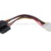 Кабель живлення Ewell Molex на два Sata, 20 см (EW781)
