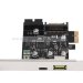 Контролер Ewell PCI-E to USB3.1 Type-C, Rapid Charging Port 2.4 A, 19pin USB header, Sata Power (EW046)