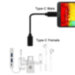 Подовжувач Ewell USB Type-C, Gen2, 100W 5A, чорний 