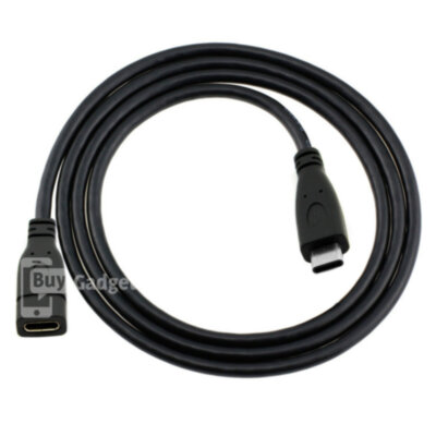 Подовжувач Ewell USB Type-C, Gen2, 100W 5A, чорний 