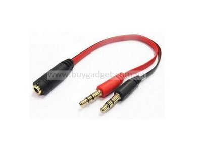 Розгалужувач аудіо для навушників та мікрофона Ewell Jack 3.5mm 3pin (EW823)