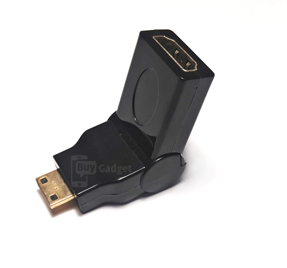 Адаптер HDMI F to mini HDMI M, 180 градусов