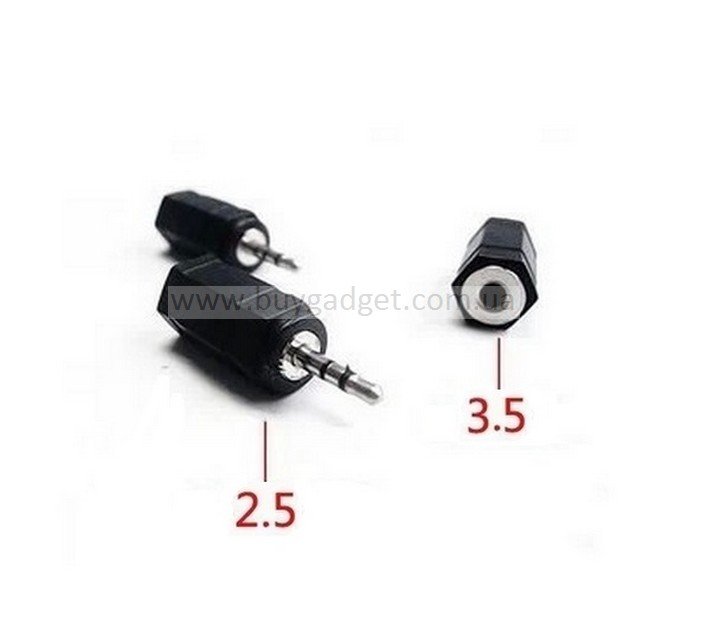 Адаптер 3pin Audio 3.5 мм (F) to 2.5 мм (M)