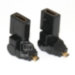 Адаптер HDMI F to micro HDMI M, 180/360 градусов