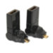 Адаптер HDMI F to micro HDMI M, 180/360 градусов