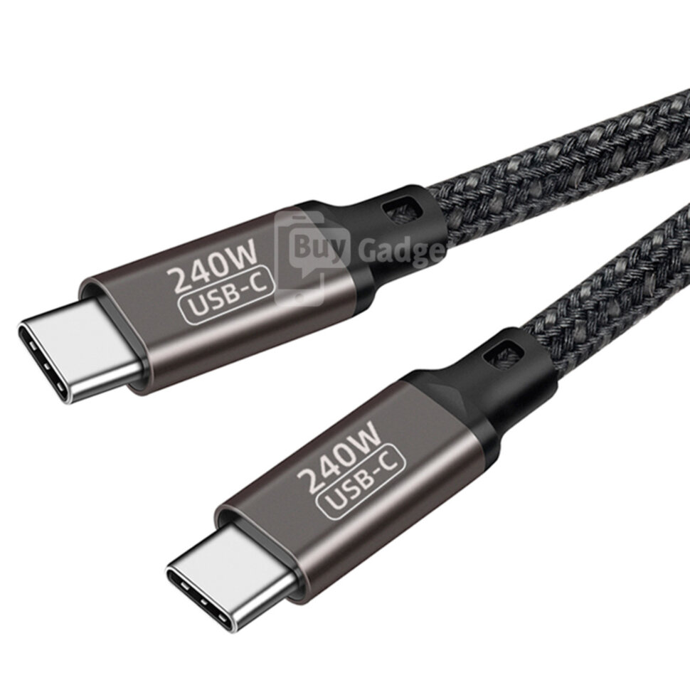 Кабель Ewell USB Type-C, PD3.1, 240W, 48V, 5A, 480 Mbps