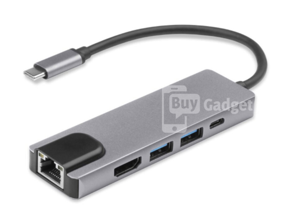 USB-hub Ewell USB 3.1 Type-C to HDMI / USB3.0 / Type-C /Ethernet (EW301)