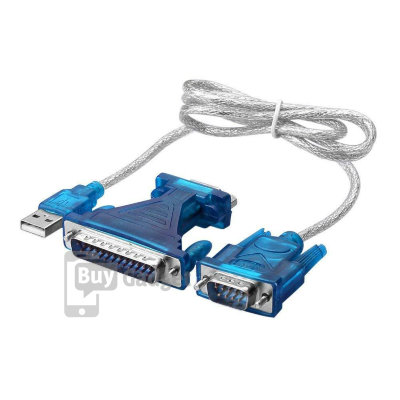 Адаптер Ewell USB - COM (RS-232), 9/25 pin, чіп CH340, кабель 1.0 м (EW217)