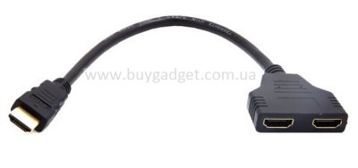 Відео спліттер Ewell Splitter HDMI на 2 монітори, v1.4, 3D (EW073)